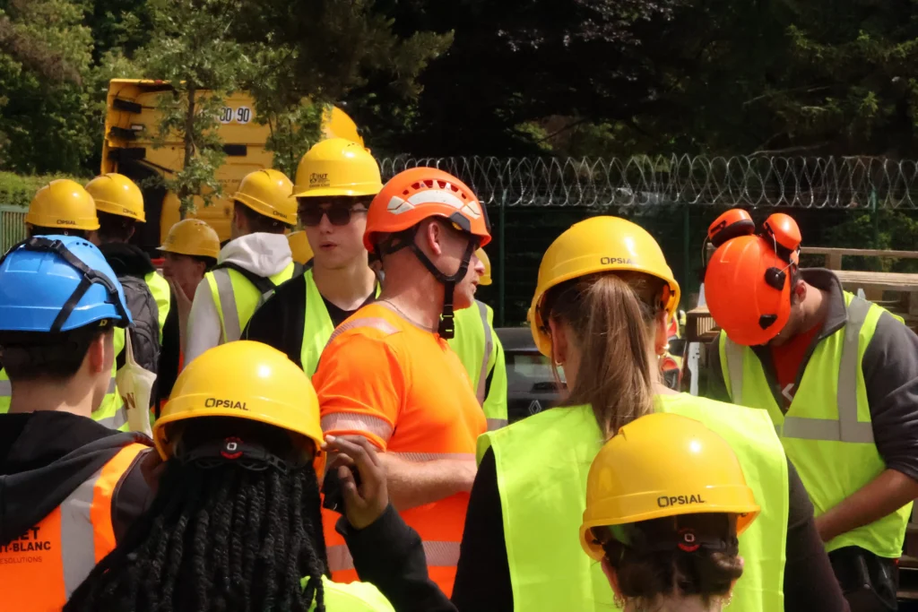 Immersion sur un chantier pour nos étudiants de BUT Génie Civil avec l'entreprise COLAS